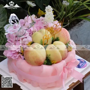 Giỏ Trái Cây Hoa Hồng Ngọt Ngào
